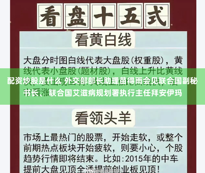 配资炒股是什么 外交部部长助理苗得雨会见联合国副秘书长、 联合国艾滋病规划署执行主任拜安伊玛